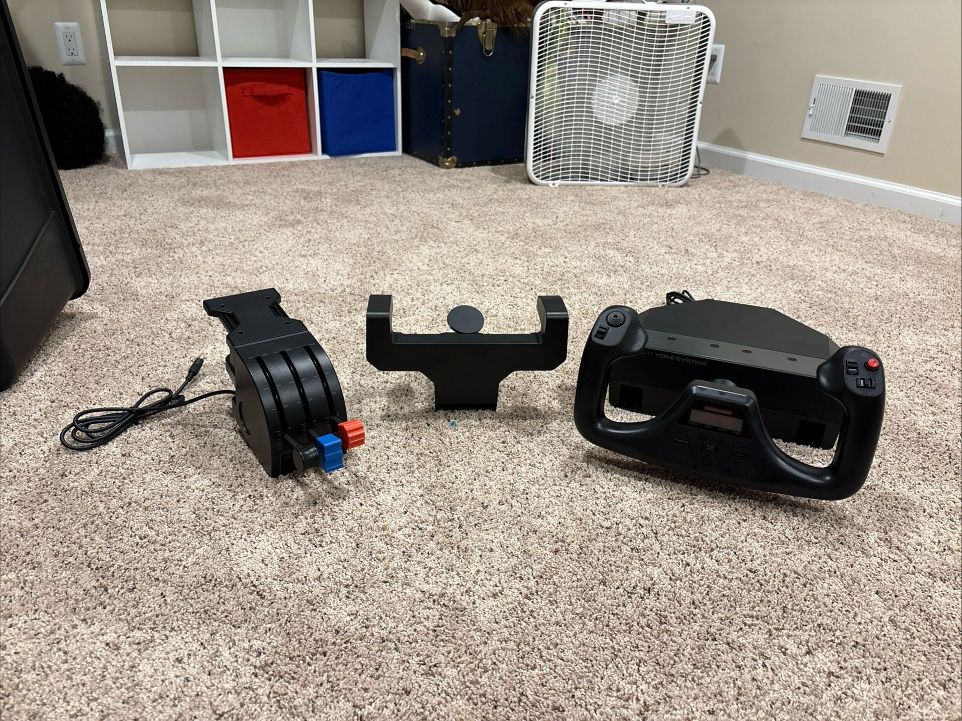 Flight Yoke and Throttle