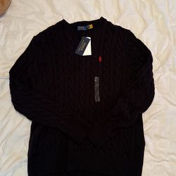 Black Polo Sweater