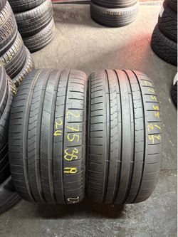 19” tires pirelli 275/35/19 with free installation for $150 both