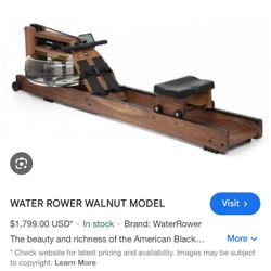 Water Rower Walnut