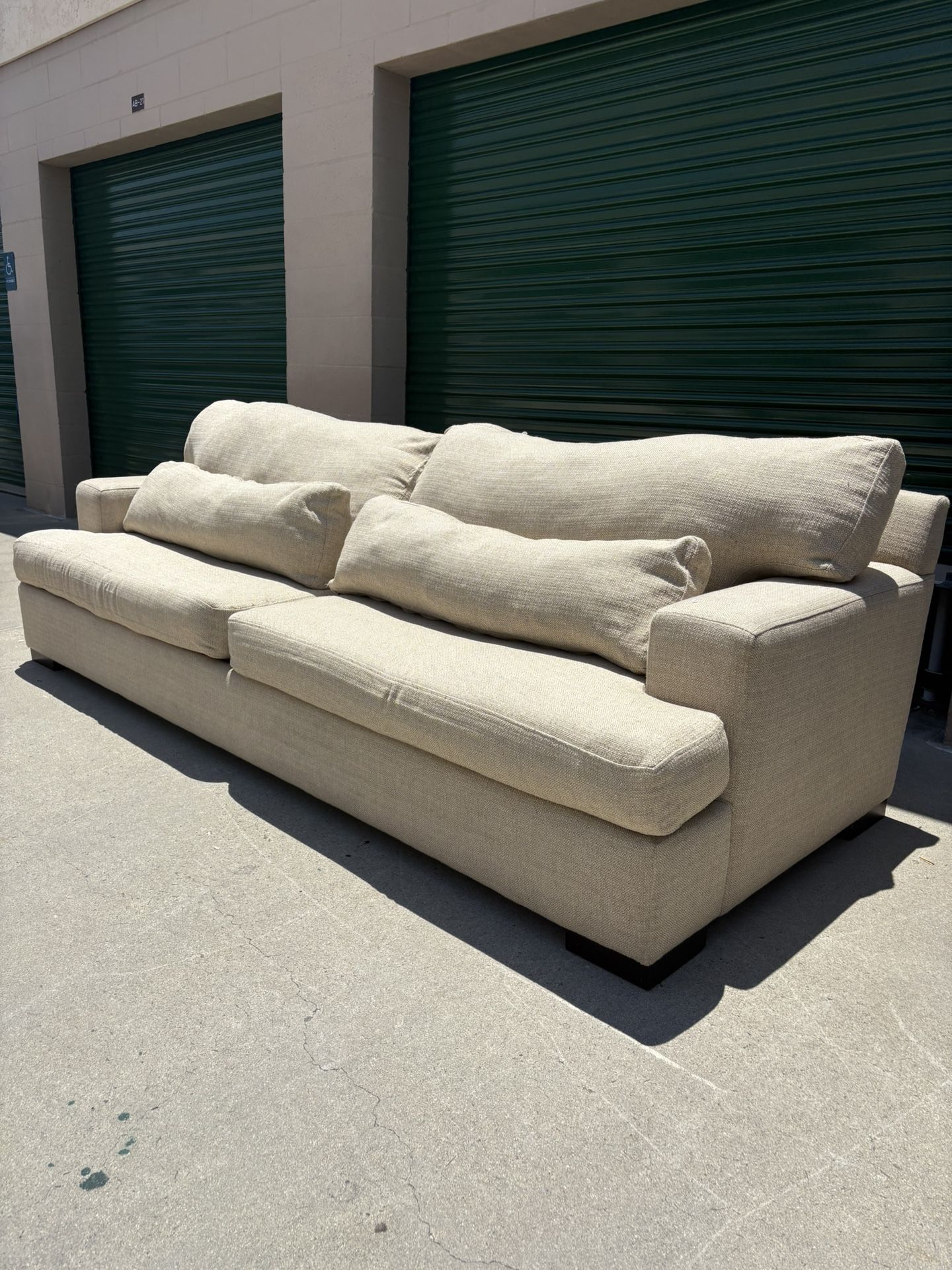 Z-Gallerie Beige Loveseat With Sofa 🛻Delivery Available🛻