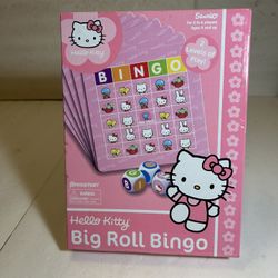 HELLO KITTY Big Roll Bingo Board Game Super Fun