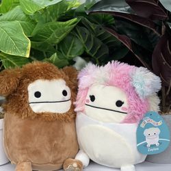 Benny & zaylee set 8” each  BNWT on both squish  Smoke/pet free home
