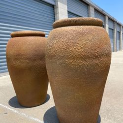 32 “ $120 Each Terra Cotta Clay Pots