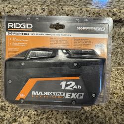 New RIDGID 12ah Battery 