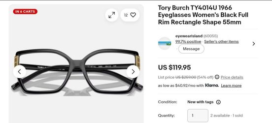 Tory Burch Glasses