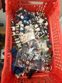 Box of Custom Lego Star Wars minifigures