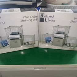 Wire Cube Shelves * BRAND NEW *