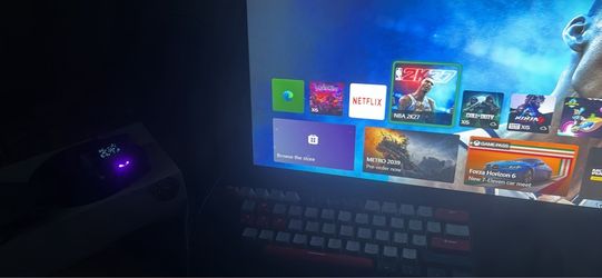Xbox series x bundle with zen n 144hz monitor