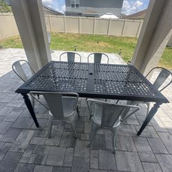 Patio Table With Chair 