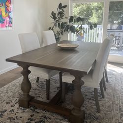 Restoration Hardware Dining Table and Chairs