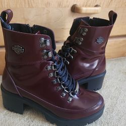 HARLEY-DAVIDSON FOOTWEAR Kenwood Bota para Mujer Sz 6.5