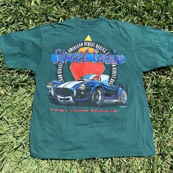 Vintage 80s 90s Sun Sportswear Inc American Street Racing Graphic Tee Shirt