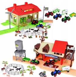Zhongjie Ming Toys Farm Animals Models Series 125  Piece Set