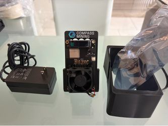 Bitaxe Gamma 602 Bitcoin Miner, Open Source Solo BTC Mining Machine.  Brand new ! Won it in a trade show .
