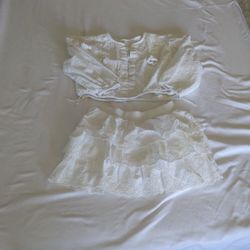 Girls Skirt And Top Size 5-6 Years Old Small
