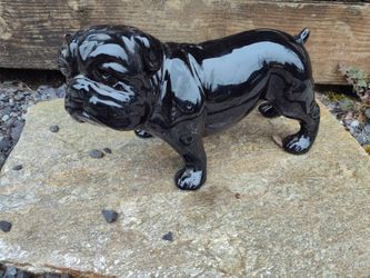 French bulldog statue