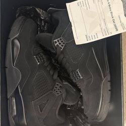Jordan 4 Black Cat *Size 9.5* *Used*