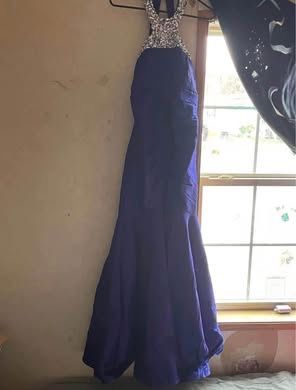purple prom dress