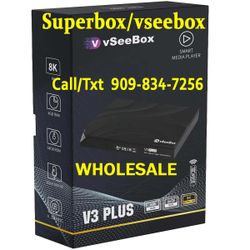 VSEEBOX V3 PLUS - BRAND NEW - AUTHORIZED DEALER - 1 YEAR WARRANTY SUPERBOX