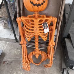 Pumpkin Head Skeleton