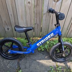 Strider balance bike for toddlers