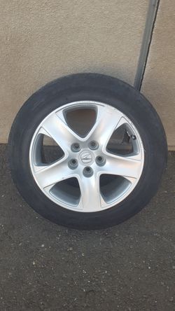 05 06 07 08 2005 2006 2007 2008 ACURA RL WHEEL RIM 17X8 17" 17 " W TIRE IN INCH OEM