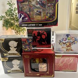 POKEMON BOOSTER & ETB BUNDLE ( BRAND NEW)
