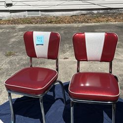 Set Of 2  Retro Style  Diner Chairs