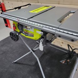 Ryobi 10inch table saw with stand and extension 