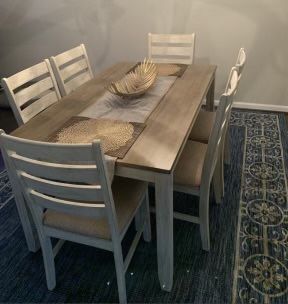 60” Skempton Dining Room Table Set Kitchen Furniture *New*