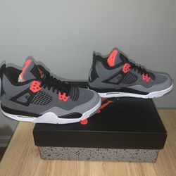 Air Jordan 4 Retro Infared GS Shoes