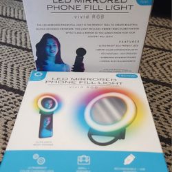 Led Mirrored Phone Light 