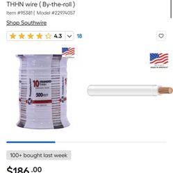 THHN 500 ft 10-AWG Copper Wire