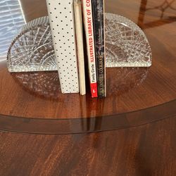 crystal book ends