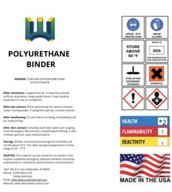 Aromatic Polyurethane Binder 5 gallons Blue, Red, Green and Clear