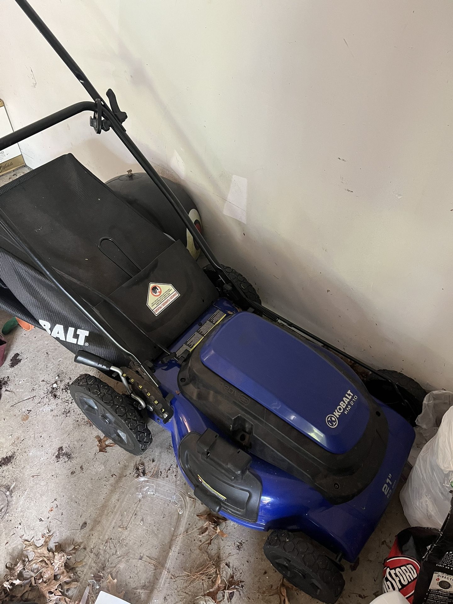 Free - Kobalt KM210 Electric Lawn Mower