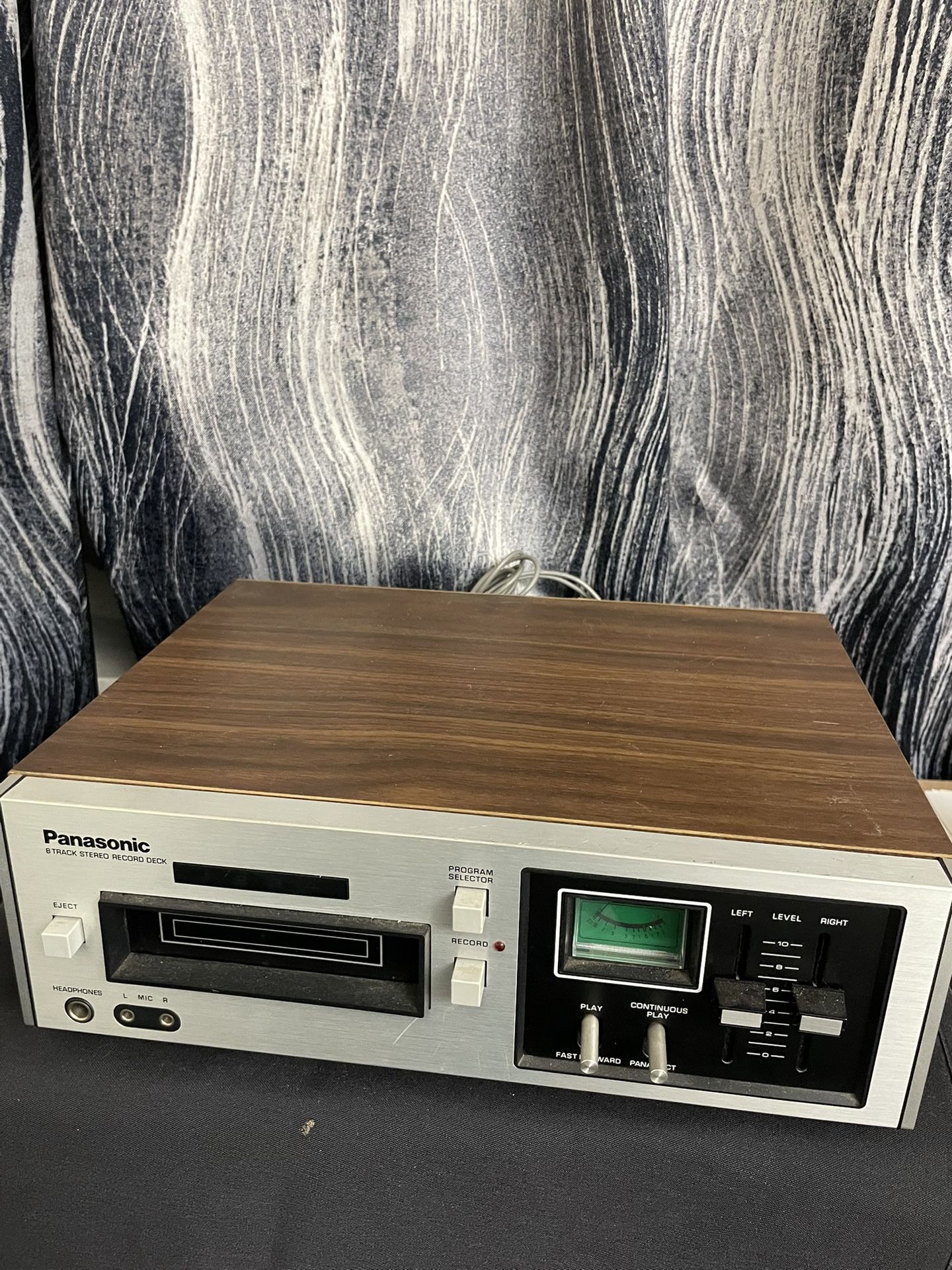 Vintage Panasonic 8-track stereo recorder deck