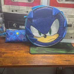 Sonic The Hedgehog Lunch Bag And Pencil Holder 