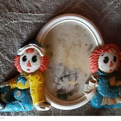 Raggedy Ann Andy Collectors Mirror 