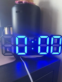 Led clock/ alarm light