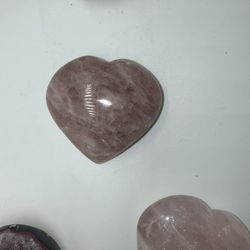 Strawberry rose Quartz Heart