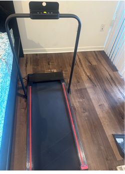 Compact Folding Treadmill with Handlebar