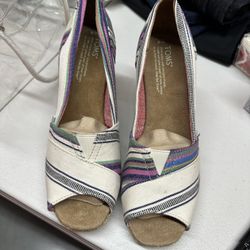 Toms Wedge Open Shoe 