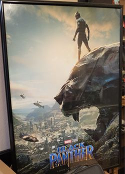 Black Panther Double Sided Movie Poster