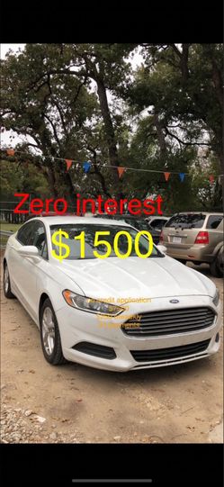 2017 Ford Fusion white