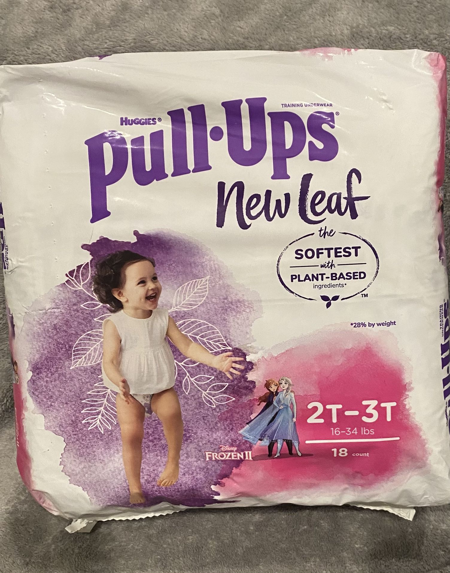 Huggies Pull Up Training Underwear. 2T-3T