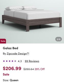 Sturdy Platform Bed Frame - Queen