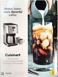 Cuisinart PerfecTemp 12-Cup Programmable Thermal Coffeemaker (Used Once - Like New)Selling a Cuisinart PerfecTemp 12-Cup Programmable Coffeemaker with