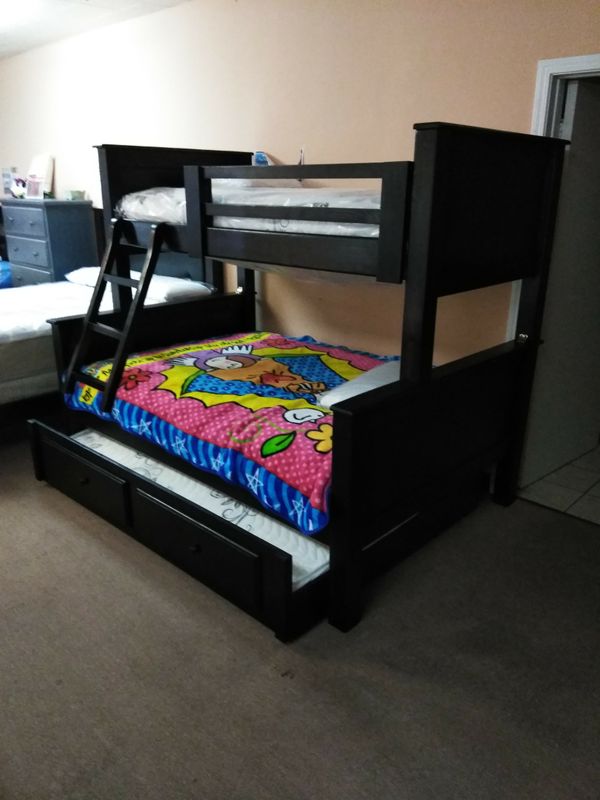 Bunk Beds With Trundle And Mattress Twin Full Furniture In Bunk Beds With Trundle And Mattress Twin Full Furniture In Gardena Ca Offerup